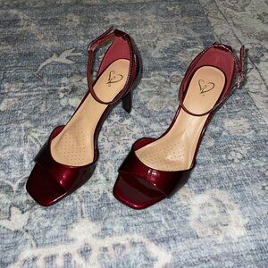 Women's Faux Patent Leather Stiletto Heels